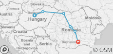  Von Budapest nach Bukarest - 7 Destinationen 