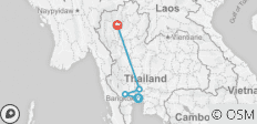  Bangkok to Chiang Mai Express - 4 destinations 