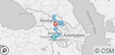  Das Beste von Georgien &amp; Armenien - 21 Destinationen 