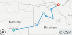  Botswana Erlebnisreise - 7 Destinationen 
