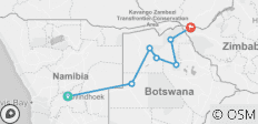  Botswana Adventure - 7 destinations 