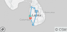  Highlights of Sri Lanka - 9 destinations 