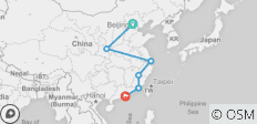  Beijing to Hong Kong: Great Wall &amp; Warriors - 6 destinations 