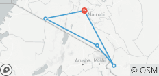  Safari Dream Adventure 6D/5N (Masai Mara, Amboseli &amp; Tsavo) - 5 destinations 