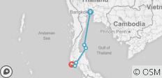  Travel Pass von Bangkok nach Phuket - 6 Destinationen 