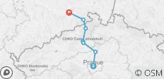  Geführte Radtour von Prag nach Dresden - 7 Destinationen 