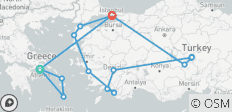  Das Beste aus Griechenland und der Türkei - 18 Destinationen 