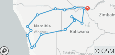  Namibia &amp; Botswana \&quot;Wüste &amp; Delta\&quot; - 17 Destinationen 
