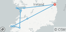  Circuit de 7 jours dans le sud et l\'ouest de l\'Irlande - 10 destinations 