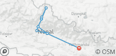  Circuit en jeep de 7 jours à Lo Manthang Mustang - 11 destinations 