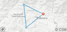  Pokhara Day Hike: 5-Hour Guided Trek to Australian Camp and Dhampus - 4 destinations 