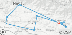  12 days Explore Nepal Tour - 12 destinations 