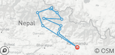  Manaslu Circuit Trek - 13 destinations 