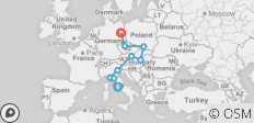  Rome to Berlin: Piazzas, Prague &amp; the Past - 10 destinations 