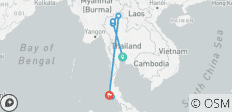  Fantastic Circle of Thailand Tour - 10 Days - 8 destinations 
