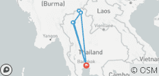  Goldenes Dreieck Nordthailand - 5 Tage - 8 Destinationen 