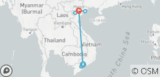  Vietnam Höhepunkte - 9 Tage - 8 Destinationen 
