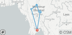  Das Beste aus Burma 9 Tage: Privat geführte Rundreise - 9 Destinationen 