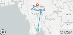  Myanmars: Hauptstadt, Seen &amp; Tempel - 9 Tage - 8 Destinationen 
