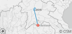  Private 4 Days Tour of Laos Basis - 5 destinations 