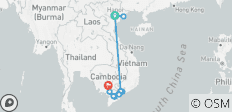  Hanoi nach Phnom Penh Kulturreise - 8 Tage - 13 Destinationen 