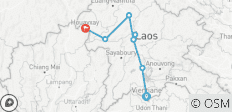  Grenzüberschreitendes Abenteuer: Vientiane nach Chiang Rai 9-Tage - 8 Destinationen 