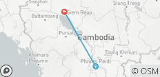  Best of Cambodia: Phnom Penh to Siem Reap 5-Day Tour - 4 destinations 