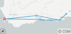  7 jours Route des jardins, Cape Point et Winelands Combo - 11 destinations 