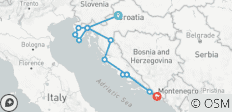  Fesselndes Kroatien - 9 Tage - 13 Destinationen 