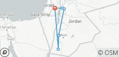  Petra &amp; Wadi Rum ab Jerusalem - 3 Tage - 6 Destinationen 