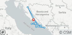  Kroatische Parels - Kroatische Kust, Eilanden en Nationale Parken Vakantiepakket - 12 bestemmingen 