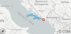  Croatia yachting holiday &amp; Island villa home base - 12 destinations 