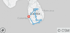  Verrückt nach Sri Lanka - 10 Tage - 12 Destinationen 