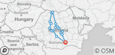  Klassische Rumänien - Kleingruppenreise - 17 Destinationen 