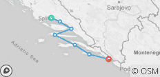  Croatia Sailing Adventure 8D/7N (Split to Dubrovnik) - 7 destinations 