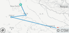  Circuit de luxe du Triangle d\'Or avec Varanasi - 4 destinations 