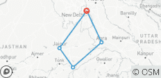  Golden Triangle Tour with Ranthambore - 5 destinations 