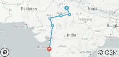 Circuit de luxe du Triangle d\'Or avec Jodhpur, Udaipur et Mumbai - 6 destinations 