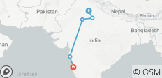  Mumbai &amp; Goa (inkl. Goldenes Dreieck) - 5 Destinationen 