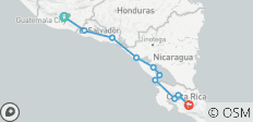  Real Guatemala to Costa Rica (including Cerro Verde National Park) - 10 destinations 