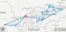  Exploration de l\'Asie centrale (17 destinations) - 17 destinations 