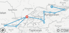 Central Asia Explorer - 12 destinations 