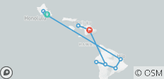  Het beste van Hawaï (Intra Tour Air Hawaï 2 vluchten) - 18 bestemmingen 