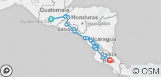  Central American Journey - 21 destinations 