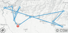  Les points forts des lacs italiens - 8 jours - 12 destinations 