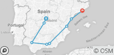  Spaanse belevenis (einde Barcelona, 9 dagen) - 8 bestemmingen 