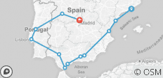  Iberische verkenner (13 dagen) - 12 bestemmingen 