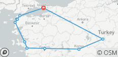  Hoogtepunten van Turkije (10 dagen) - 11 bestemmingen 