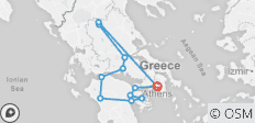  Best of Greece (Base, Summer, 8 Days) - 12 destinations 