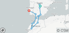  Hoogtepunten van Spanje, Marokko en Portugal (vanaf 2026, einde Lissabon) - 19 bestemmingen 